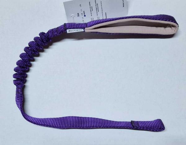 Bungee Seil 53cm lila - Handschlaufe mit Neopren gefüttert